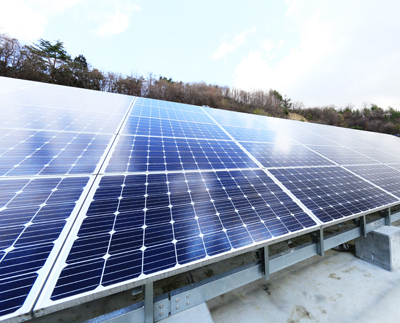 太陽光発電システムの導入